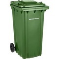 SSI Schäfer Mülltonne PRO 240 WAVE, 240 l, fahrbar, grün
