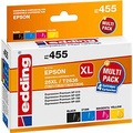 Tinten-Multipack Edding Tintenpatronen, kompatibel zu Epson T2621/32/33/34, CMYK