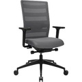 Topstar Bürodrehstuhl SITNESS AirWork, mit Armlehnen, grau