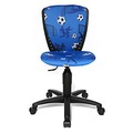 Topstar, Topstar Kinderdrehstuhl S´cool 3 Fußball, ohne Armlehnen, Muldensitz, blau/schwarz