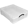 Really Useful Box, Box, Kunststoff, transparent, mit Deckel, 70 l