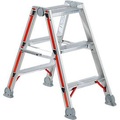 HACA, Tritt aus Aluminium, 3 Stufen