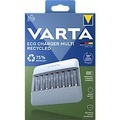Varta Eco Charger Multi Rundzellen-Ladegerät NiMH Micro (AAA), Mignon (AA)