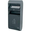 Design-Wandascher für innen und außen mit Inneneimer, Tiefe 140 mm Volumen 3 l