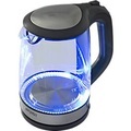 Wasserkocher exquisit WK 3501 swg, Glas, 2 l, 2200 W, mit Innenbeleuchtung, 360° drehbar