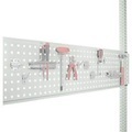 Manuflex ZB3342.7035 Werkzeughalterplatte für Tischbreite 1250 mm Licht-Grau (B x H) 350 mm x 1246 mm