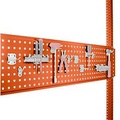 Manuflex ZB3342.2001 Werkzeug-Lochplatte für Stahl-Aufbauportale, Nutzhöhe = 300 mm. Für Tischbreite 1250 mm