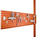 Manuflex ZB3345.2001 Werkzeughalterplatte für Tischbreite 2000 mm Rot-Orange (B x H) 350 mm x 1996 mm