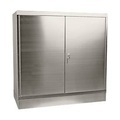 Werkzeugschrank, Edelstahl, Höhe 1050 mm, 2 Schubladen, 2 Böden