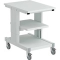 Werkstattwagen Treston CONT705-41, Arbeitsplatte & Ablageboden, manuell höhenverstellbar, bis 150 kg