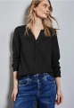 STREET ONE Shirtbluse »Style Bamika«, mit Seitenschlitzen