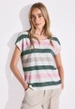 STREET ONE Shirttop, mit Streifen Muster