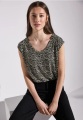 STREET ONE Shirttop, mit grafischem Muster und V-Ausschnitt