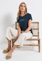 STREET ONE Shirttop, mit Folien-Wording