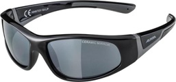 Alpina FLEXXY Junior Sportbrille - black-grey black mirror