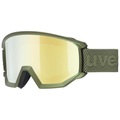 Uvex, Uvex Skibrille Athletic CV - Croco Mat, SL/ Mirror Gold - Colorvision Green