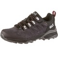 Jack Wolfskin Wasserdichte Frauen Wanderschuhe aus Leder Refugio Texapore Low Women 40.5 grau dark steel / purple