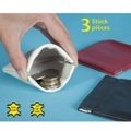 Schnapp-Börse 3er Set (Bewährtes Leder-Portemonnaie mit Schnapp-Verschluss)