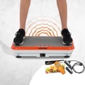 VibroShaper™ Vibrationsplatte 3 Intensitätsstufen 200 Watt (Set, 2-tlg., mit Trainingsbändern)
