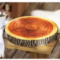 Sitzkissen «Holz» (Weiches Sitzkissen mit Holz-Optik)