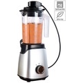 Rosenstein & Söhne 2in1-Vakuum-Mixer mit 3 Stufen & 4 Klingen, 700 ml, BPA-frei, 300 Watt