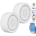 VisorTech, VisorTech 2er-Set Alarm-Sirene mit WLAN & App, komp. zu Alexa & Google Assistant