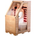 newgen medicals, newgen medicals Kompakte Infrarot-Sitzsauna aus Hemlock-Holz, 760 W, 0,62 m²