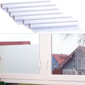 Infactory, infactory 6er-Ser statisch haftende Milchglas-Sichtschutz-Folien, je 45 x 200 cm