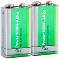 tka Köbele Akkutechnik 2er-Set Ready-2-Use NiMH-Akkus 9-V-Block, 250 mAh, vorgeladen