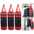 infactory 3er-Set Wäsche-Boxsäcke "Rocky" mit Kordelzug und Aufhänge-Ösen