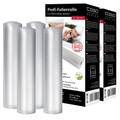 CASO DESIGN 4 Profi-Folienrollen, 30 x 600 cm, für Balken-Vakuumierer