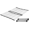 Rosenstein & Söhne 2er-Set faltbare XXL-Edelstahl Abtropf-Auflagen, 55 x 45cm