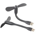Callstel 2er Pack Flexibler USB-Ventilator für PC, Notebook, Laptop, Powerbank