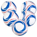 Speeron 5er-Set Trainings-Fussball aus Kunstleder, 22 cm Ø, Grösse 5, 440 g