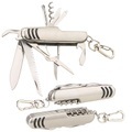 Pearl 3er-Set 11in1-Multifunktions-Taschenmesser aus Edelstahl