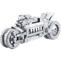 Playtastic 3D-Bausatz Motorrad aus Metall im Massstab 1:13, 45-teilig