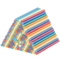 AGT 4er-Set 50 Klebesticks für Heissklebepistolen, 11 x 200 mm, bunt