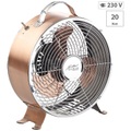 Sichler Haushaltsgeräte Tisch-Ventilator aus Vollmetall im Retro-Design, 20 Watt