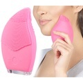 Sichler Beauty Elektrische 3-Zonen-Gesichtsreinigungs-Bürste aus Silikon, Akku, IPX5