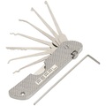 Pearl, Pearl Lockpicking-Werkzeug mit 7 Dietrichen & Spanner, Edelstahl