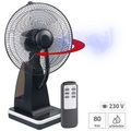 Sichler Haushaltsgeräte, Sichler Haushaltsgeräte Tisch-Ventilator mit Ultraschall-Sprühnebel und Fernbedienung, 80 Watt
