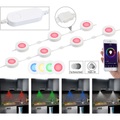 Lunartec 7er-Set WLAN-Unterbau-LEDs, RGB+W, für Amazon Alexa & Google Assistant
