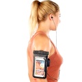 Somikon, Somikon Wasserdichte Smartphone-Tasche mit Kopfhörer-Eingang bis 4,0 Zoll