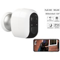 VisorTech IP-Überwachungskamera, Full HD, WLAN & App, Batterie-Betrieb, IP54