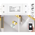 Luminea Home Control WLAN-Schalter mit Dimmer-Funktion, für Siri, Alexa & Google Assistant