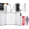 Sichler Haushaltsgeräte Faltbares Fern-Infrarot-Heizpanel mit Alu-Rahmen, bis 80 °C, 315 Watt