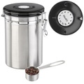 Rosenstein & Söhne, Kaffeedose mit Kalenderblatt, C02-Freigabeventil und Messlöffel, 1,9 l