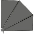 Royal Gardineer, Royal Gardineer Sichtschutz-Fächer für Balkon, 140 x 140 cm, anthrazit