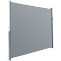 Royal Gardineer Seitenmarkise 180 x 300 cm, für Garten, Balkon und Terrasse, anthrazit