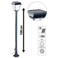 Lunartec Hybrid Solar-LED-Wegeleuchte SWL-30 mit optional. Netzbetrieb